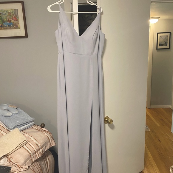 Jenny Yoo light blue bridesmaids dress. - Picture 2 of 4